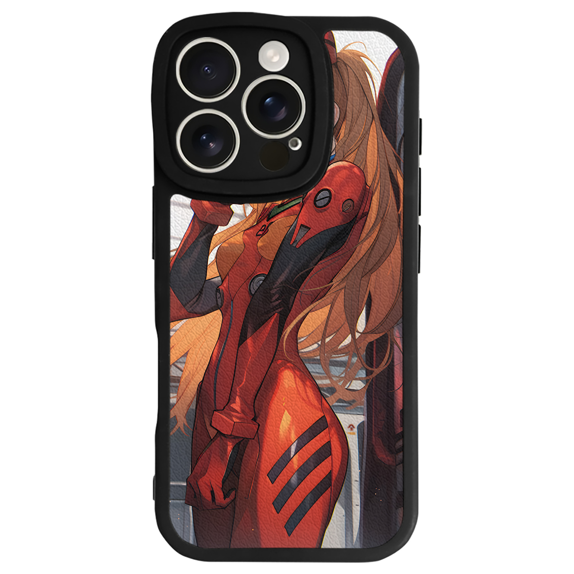 （画像用） EVA 新世紀エヴァンゲリオン 【iPhone 16シリーズ対応】シリコンスマホケース（レザー調） 材質：シリコン